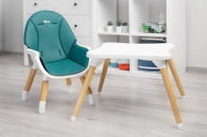 Дитячий стільчик для годування Caretero Tuva Dark Green